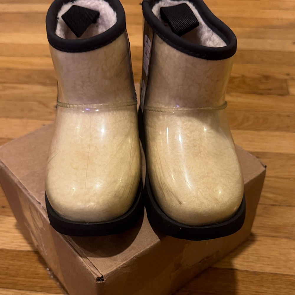 Clear mini UGGs